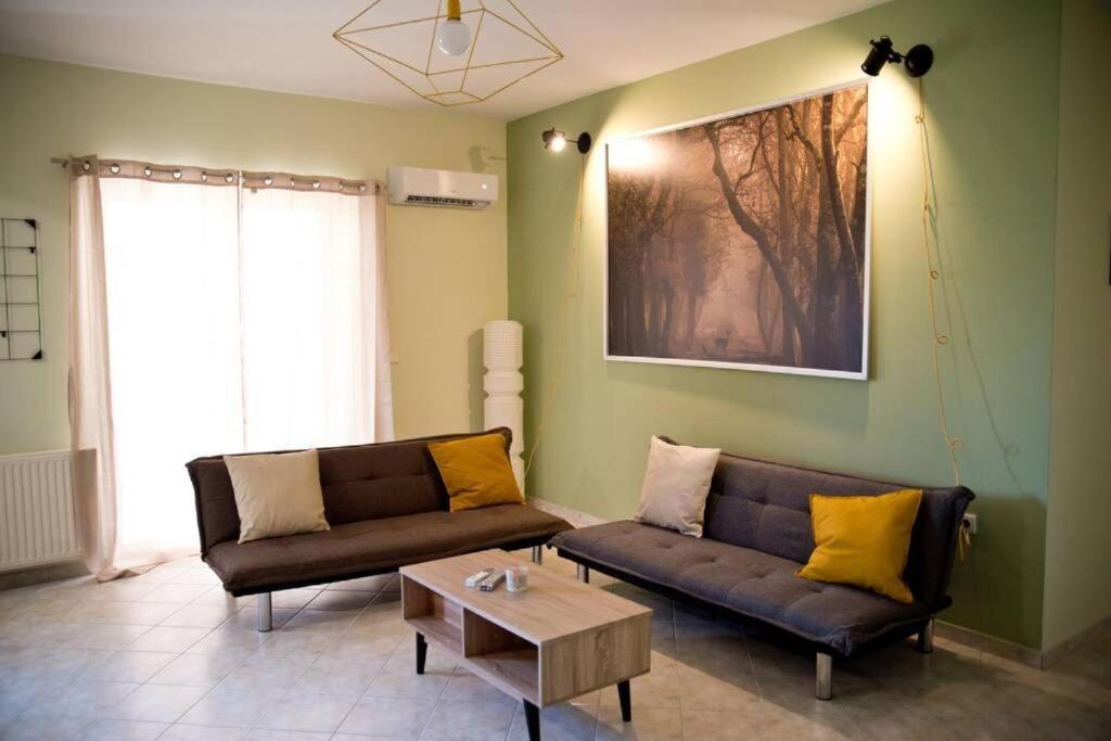 Apartamento Chalkis Green Leaf House Exterior foto